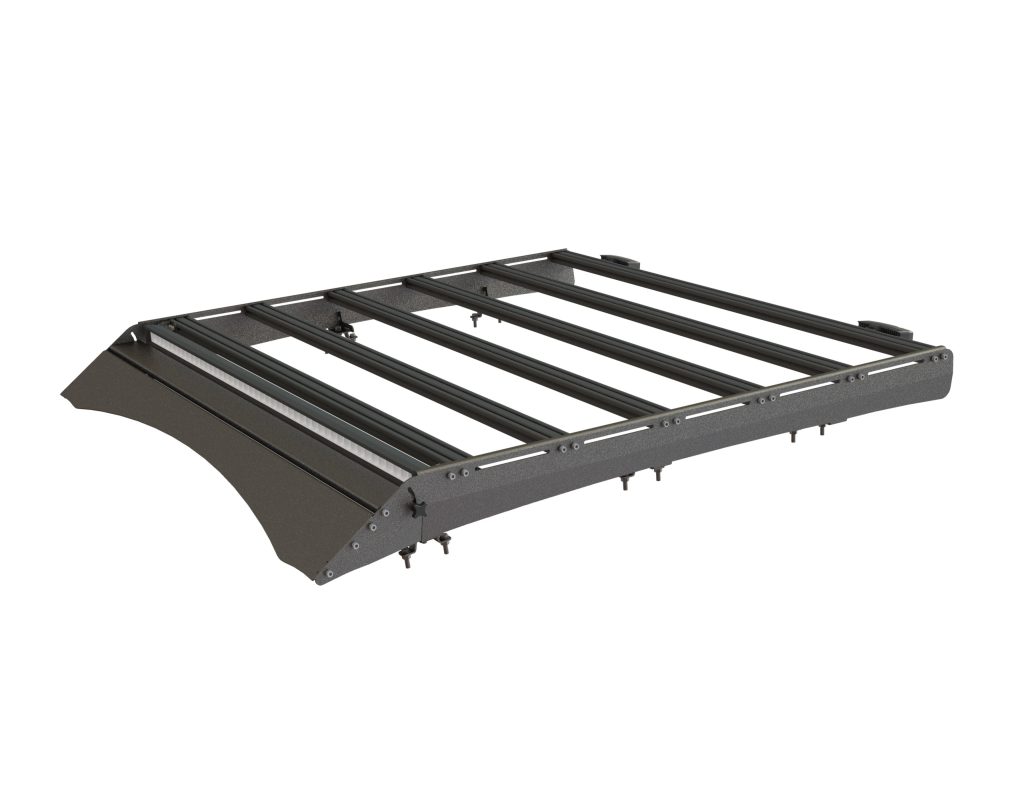 Багажник экспедиционный Toyota Tundra Double Cab 2006-2021 ШТОРКА дальний, задний свет