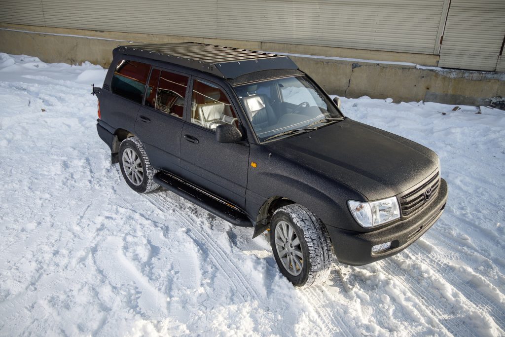 Багажник экспедиционный Toyota Land Cruiser 100/105 ШТОРКА дальний свет