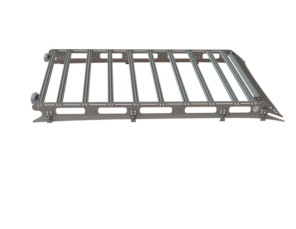 Багажник экспедиционный Toyota Land Cruiser 80 ШТОРКА дальний, задний свет