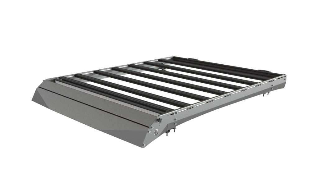 Багажник экспедиционный Toyota Tundra Crew Max 2006-2021 ШТОРКА дальний, задний свет