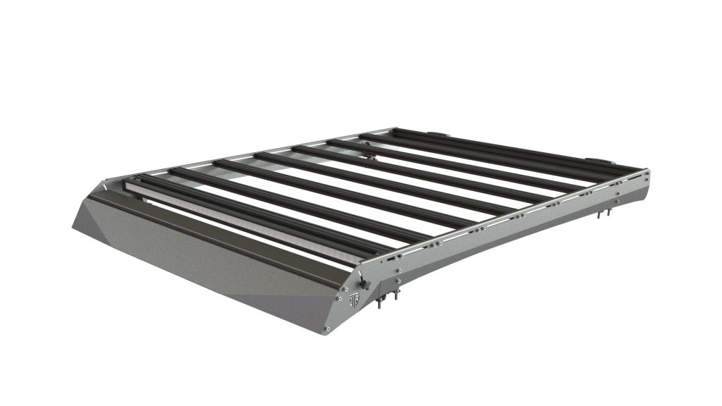 Багажник экспедиционный Toyota Tundra Crew Max 2006-2021 ШТОРКА дальний, задний свет