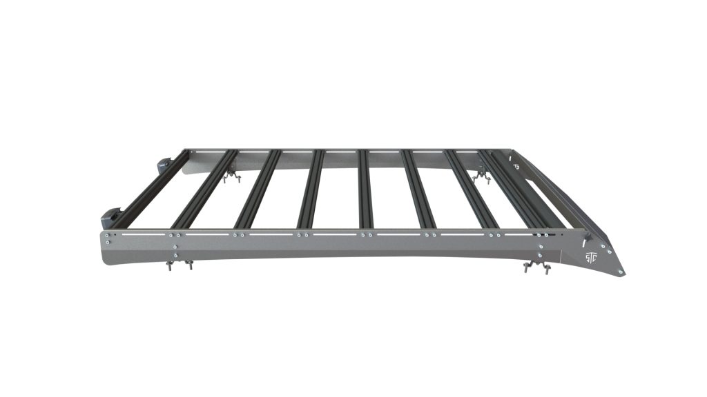 Багажник экспедиционный Toyota Tundra Crew Max 2006-2021 ШТОРКА дальний, задний свет