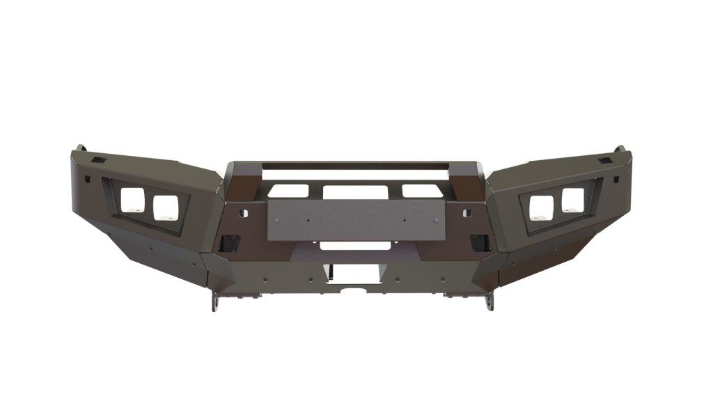 Бампер передний Nissan Patrol Y62 2014-2019 под балку и ПТФ