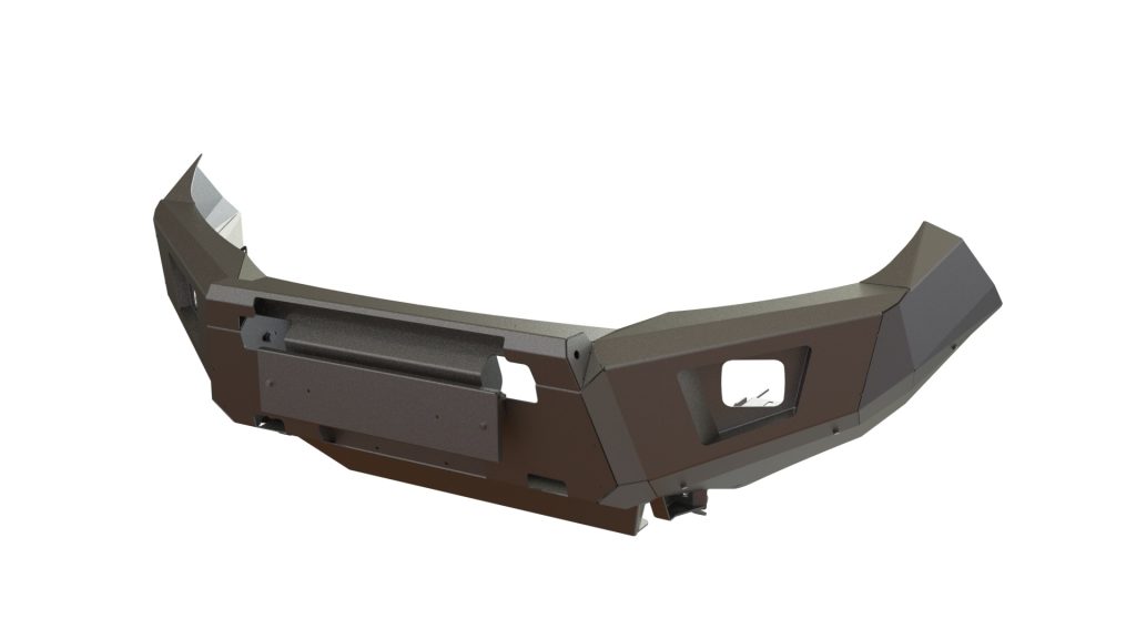 Бампер передний Toyota Land Cruiser Prado 150 2009-2013 REVO под балку и ПТФ