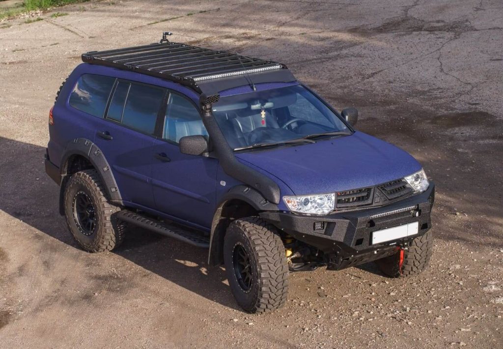 Бампер передний Mitsubishi Pajero Sport 2008-2015/L200 2013-2015 REVO дуга, балка, ПТФ