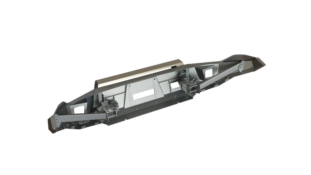 Бампер передний Mitsubishi Pajero 2006+ REVO под балку и ПТФ