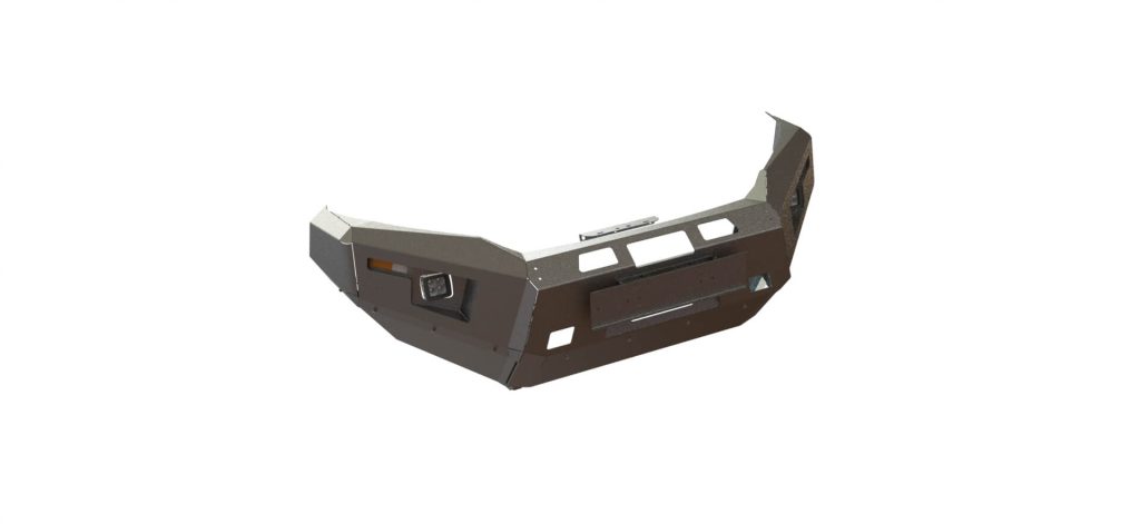 Бампер передний Mitsubishi L200 2019+ ПТФ