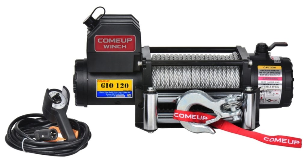 Лебедка электрическая Comeup GIO 120 12V STD (Стальной трос) Лебедка электрическая Comeup GIO 120 12V STD (Стальной трос)