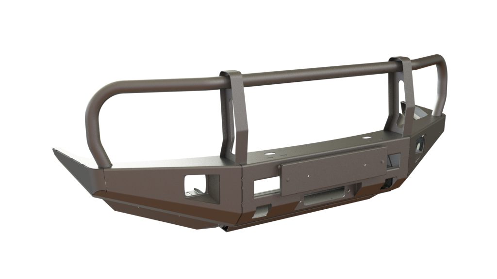 Бампер передний Toyota Land Cruiser 105 с защитой фар, под ПТФ