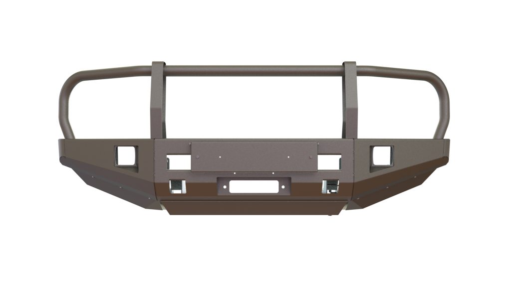 Бампер передний Toyota Land Cruiser 105 с защитой фар, под ПТФ