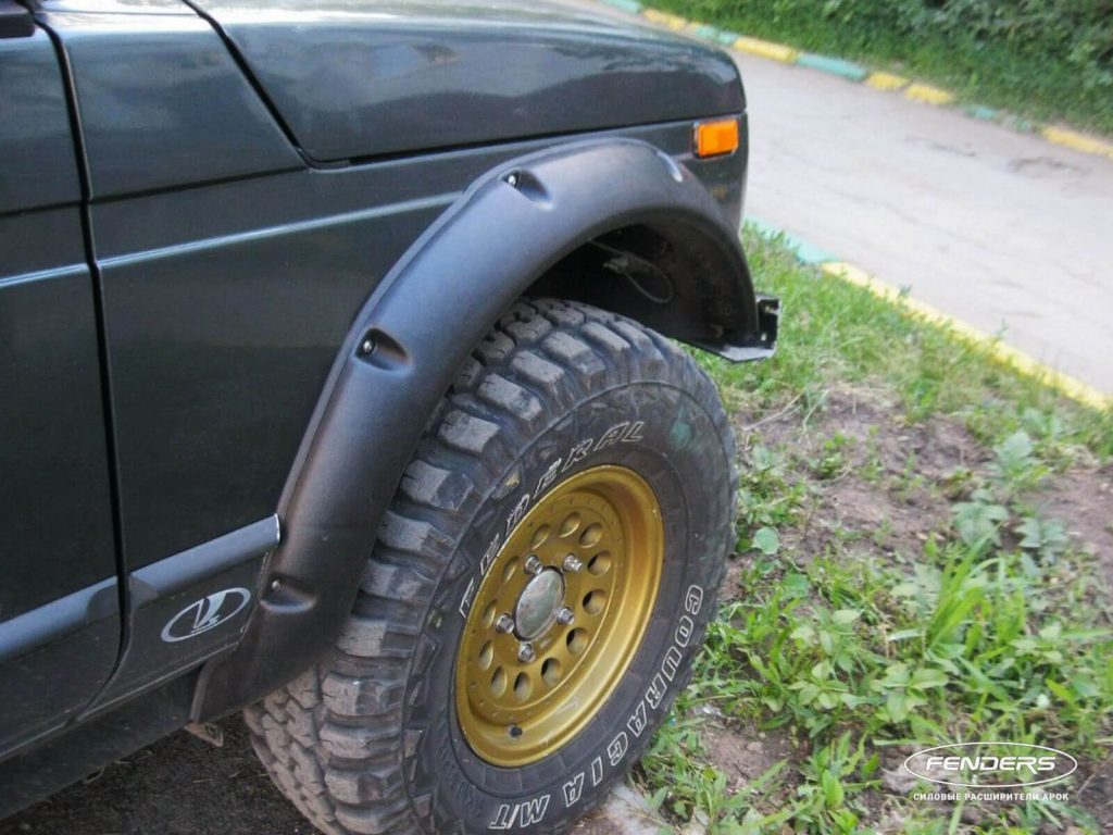 Расширители колесных арок Lada 4X4 5D (стандартные арки)