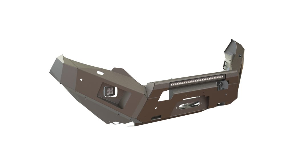 Бампер передний Toyota Land Cruiser Prado 150 2017+ REVO балка и ПТФ КОМПЛЕКТ 2