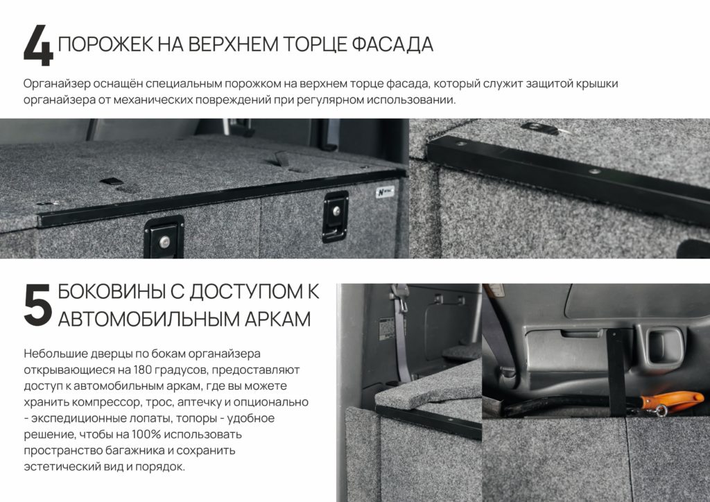 Спальник-органайзер Mitsubishi Pajero Sport 3 доп. стол на выдвижной ящик, каретка холодильника Спальник-органайзер Mitsubishi Pajero Sport 3 доп. стол на выдвижной ящик, каретка холодильника